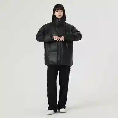 AMBER LIGHT Star Print Puffer Jacket