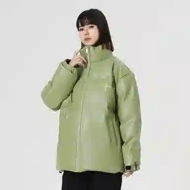 AMBER LIGHT Star Print Puffer Jacket