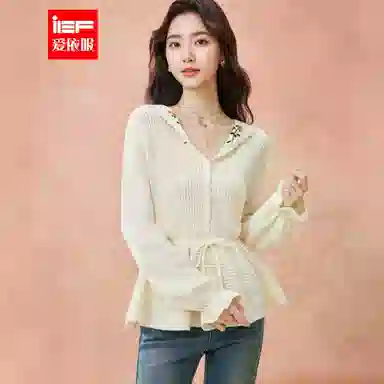 爱依服 法式温柔淑女文艺风衬衫 女款