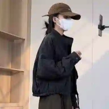 邦固依品 夹棉立领外套女秋冬款小个子宽松休闲保暖夹克棉衣棉服 女款