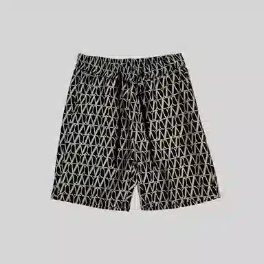 大白鲨 欧版夏季宽松短袖短裤休闲运动套装 男款