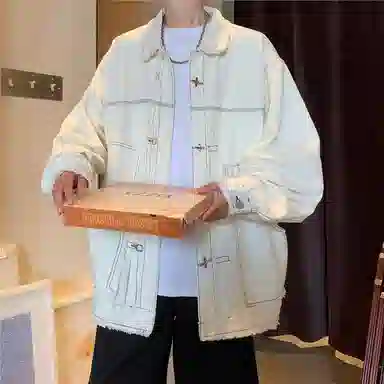 Dijie Er Denim Patchwork Jacket