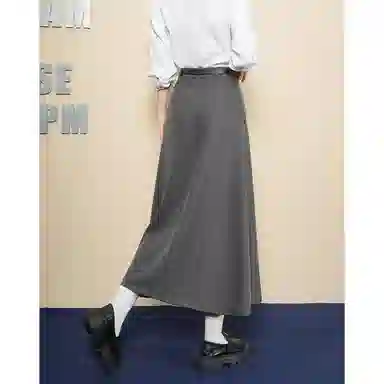 法文箱子 高级感小个子中长款休闲长裙 女款