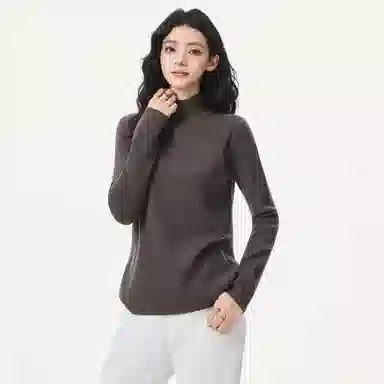 淑好百 修身百搭高领休闲风毛衣 女款