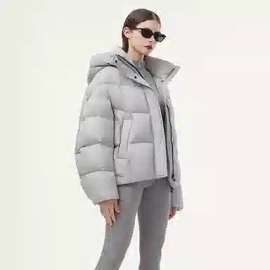 坦博尔 廓形云朵泡芙加厚长袖街头面包羽绒服 女款