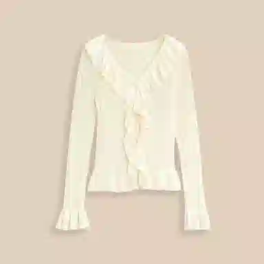 爱依服 法式温柔小女人精致风衬衫 女款