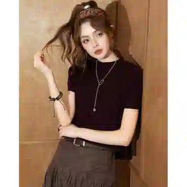 法文箱子 圆领毛秋装针织衫 女款