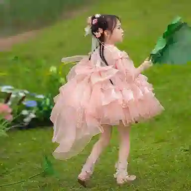 儿童款米囹儿童礼服 中国风