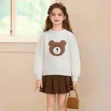 十月妈咪毛衣 加厚保暖萌趣 儿童款