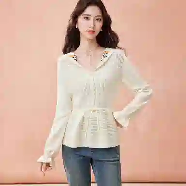 爱依服 法式温柔淑女文艺风衬衫 女款