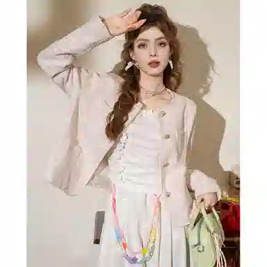 法文箱子 高级感小个子时尚夹克 女款