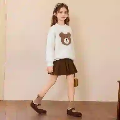 十月妈咪毛衣 加厚保暖萌趣 儿童款