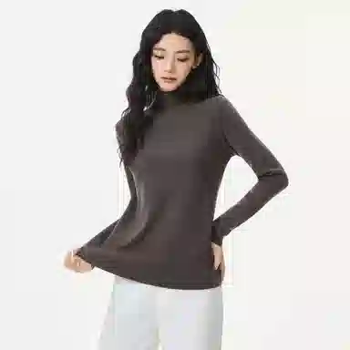 淑好百 修身百搭高领休闲风毛衣 女款