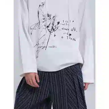 TZ Official Printed Pullover Long Sleeve Tee