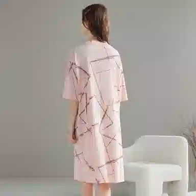 欧迪芬 透气舒适肤睡裙 女款