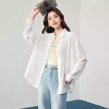 爱依服 法式简约休闲通勤长袖衬衫 女款