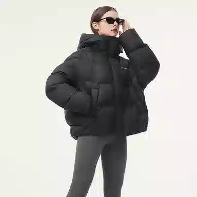 坦博尔 廓形云朵泡芙加厚长袖街头面包羽绒服 女款