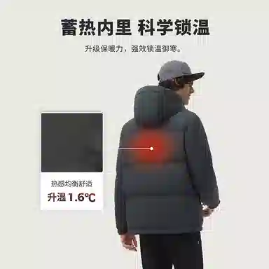 坦博尔 保暖加厚蓄热面包羽绒服 女款