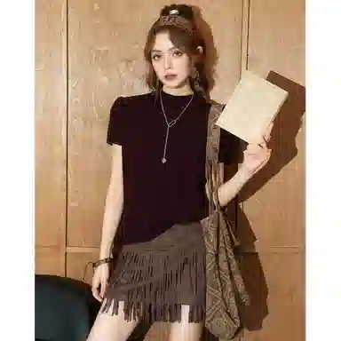 法文箱子 圆领毛秋装针织衫 女款