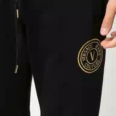 Versace Jeans Couture FW23 Logo Sweatpants Black