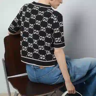 Gucci GG Knit Crewneck Tee
