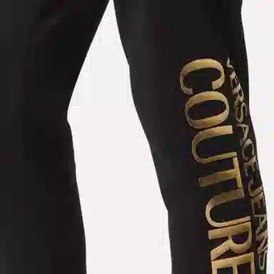 Versace Jeans Couture SS24 Logo Joggers Black