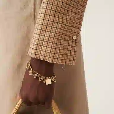 Miu Miu Logo Embroidered Plaid Shirt