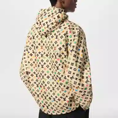 LOUIS VUITTON x Tyler SS24 Logo Windbreaker Jacket Yellow