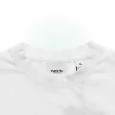 Burberry Logo Print T-Shirt Kids White