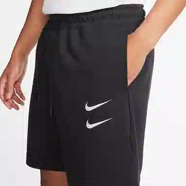 Nike Swoosh French Terry Short Black