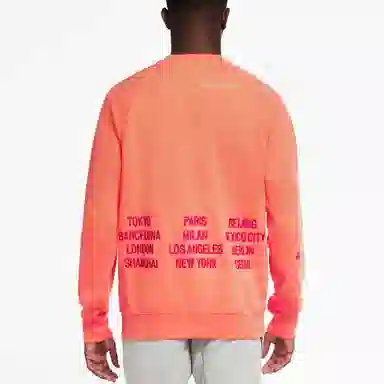Nike As M Nsw Ft Crw Wtour Embroidered Swoosh Crewneck