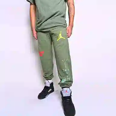Travis Scott x Jordan Cactus Jack Green Pants