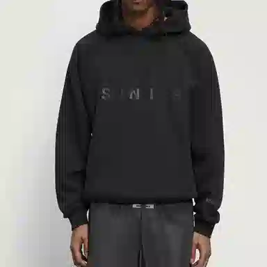 Fear of God Essentials SS20 Graphic Black Hoodie