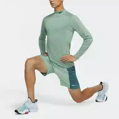 Nike Training Slim Fit Long Sleeve Smoke Jade