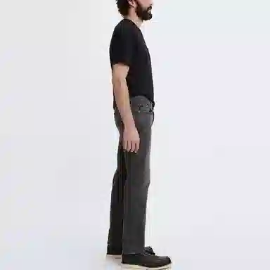 Levi's Straight Jeans Black Grey