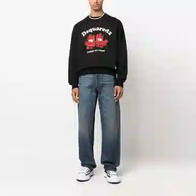 DSQUARED2 FW23 Crewneck Sweatshirt Black