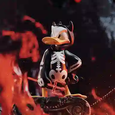 Disney Donald Duck Retro Series Devil Duck Figurine 15cm