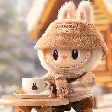 Pop Mart Labubu The Monsters "Dress Be Latte" 38 cm