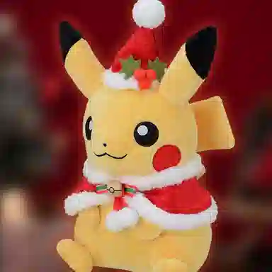 POKEMON Pikachu Christmas Plush 34cm