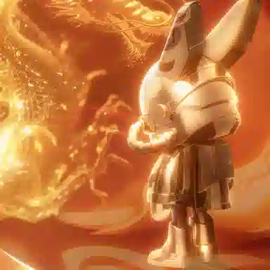 ROBBi GOLDEN DRAGON 1000 ROBBiART