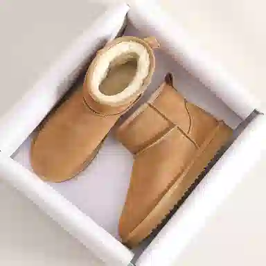 ZHR Snow Boots Waterproof Thick Sole