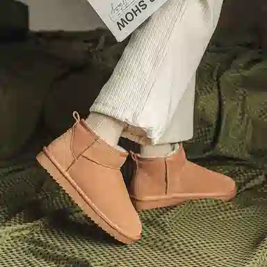 ZHR Snow Boots Waterproof Thick Sole