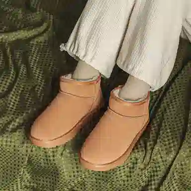 ZHR Snow Boots Waterproof Thick Sole