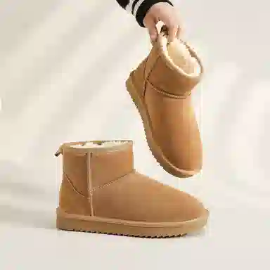 ZHR Snow Boots Waterproof Thick Sole