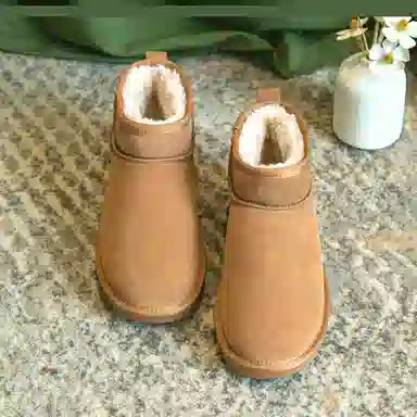 ZHR Snow Boots Waterproof Thick Sole