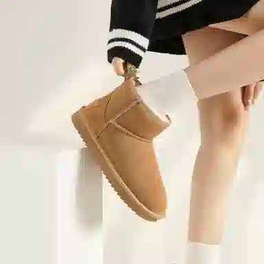 ZHR Snow Boots Waterproof Thick Sole