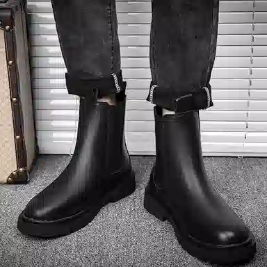 Mingyitu Chelsea Boots Black