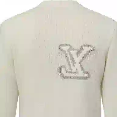 Louis Vuitton SS26 Logo Embroidered Sweater