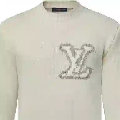 Louis Vuitton SS26 Logo Embroidered Sweater