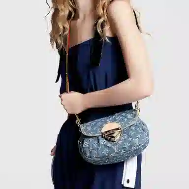 Louis Vuitton Sunset Bag Blue Denim